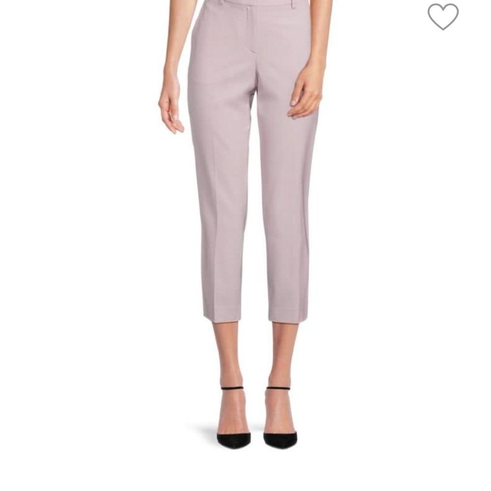 Theory Purple Cropped Ankle Pants